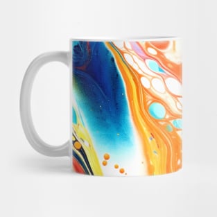 Paint Pour Abstract flow Mug